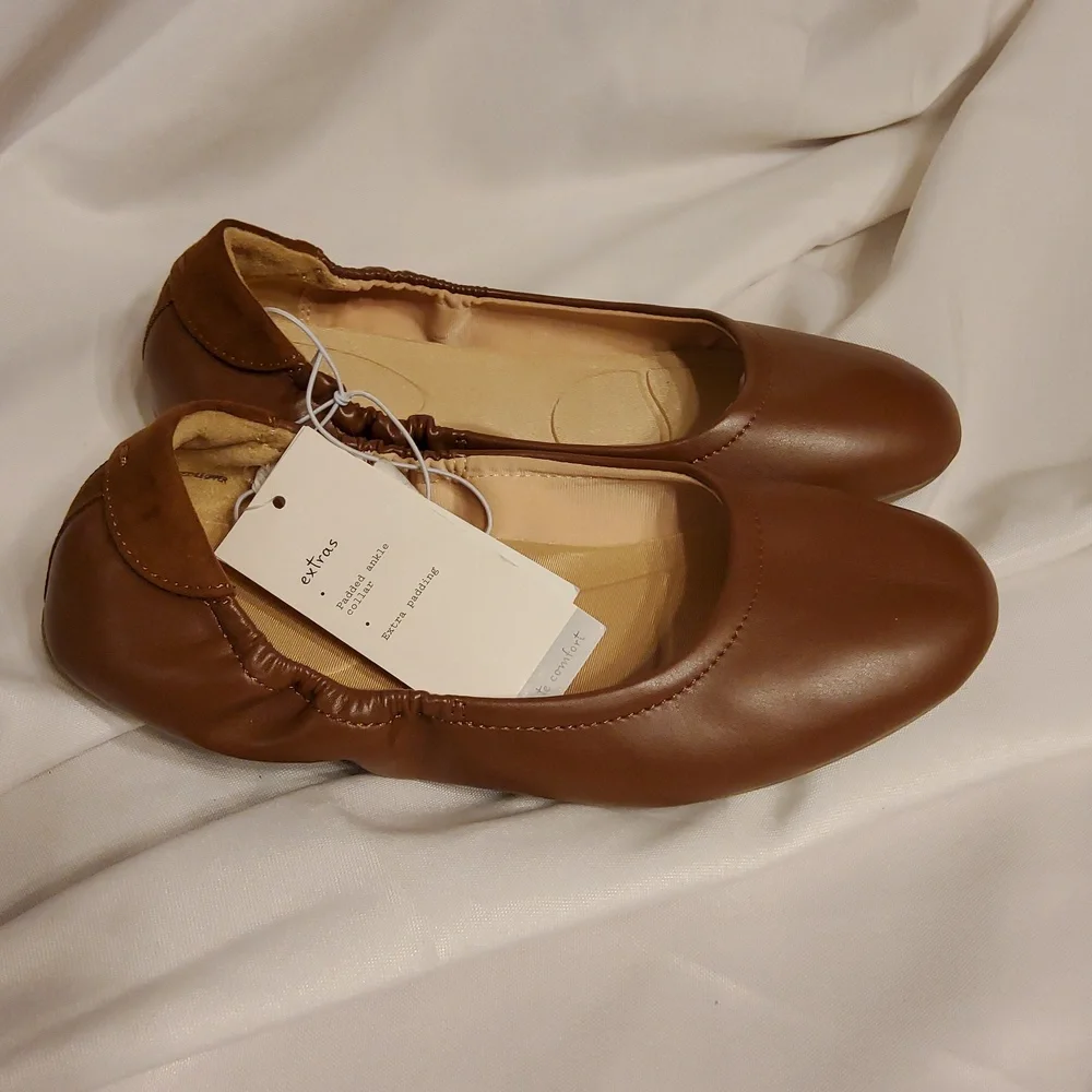 A New Day Women's Meredith Ballet Flats, Cognac - Picture 6 of 7